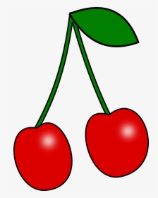 Cherry Fruit Health Free Photo - Clip Art Red Cherry, HD Png Download, Transparent PNG