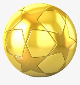 #champions #golden Ball #holla De Ouro @lucianoballack - Golden Soccer Ball Icon, HD Png Download, Transparent PNG