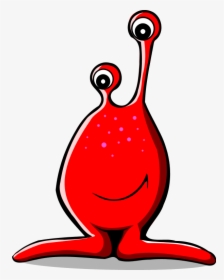 Red Alien Clipart - Alien Clip Art, HD Png Download, Transparent PNG