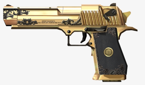 Pistola De Ouro Png, Transparent Png, Transparent PNG