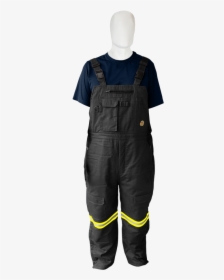 Insulated Black Bib Fr And Arc Rated Cat4 - One-piece Garment, HD Png Download, Transparent PNG
