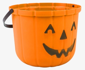 Halloween Pumpkin Bucket - Transparent Pumpkin Bucket Png, Png Download, Transparent PNG