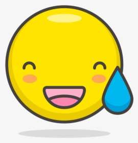 007 Grinning Face With Sweat - ยิ้ม Png, Transparent Png, Transparent PNG