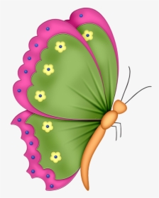 ‿✿⁀butterflies‿✿⁀ Butterfly Clip Art, Green Butterfly, - Hd Butterfly Logos Png, Transparent Png, Transparent PNG
