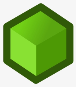 Icon Cube Green - Green Cube Icon Png, Transparent Png, Transparent PNG