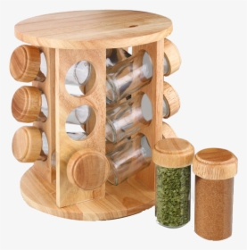 12 Piece Wood Spice Rack , Png Download - Porta Condimentos Madeira, Transparent Png, Transparent PNG