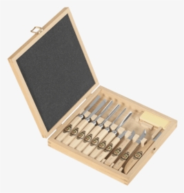 Two Cherries 11 Piece Carving Chisel Set In Wood Box - Carving Tool V, HD Png Download, Transparent PNG