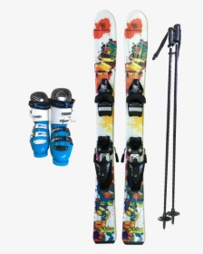 Wholesale Outdoor Skis Set With Ski Pole Ski Boot And - Ski Binding, HD Png Download, Transparent PNG