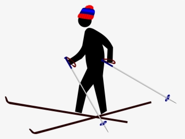 Pedestrian Skier Icons Png - Skiing, Transparent Png, Transparent PNG