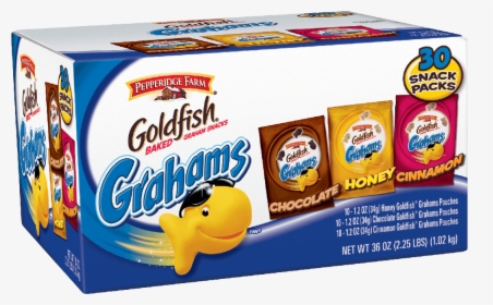 Goldfish Grahams Graham Snacks, Baked, Cinnamon - Goldfish Crackers, HD Png Download, Transparent PNG