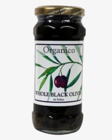 Organic Whole Black Olives - Bottle, HD Png Download, Transparent PNG