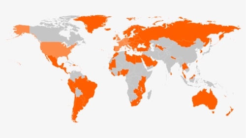 Sixt Global Map - Countries That Don T Have Netflix, HD Png Download, Transparent PNG