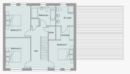 Meadow View Floorplans The Sycamore - Floor Plan, HD Png Download, Transparent PNG