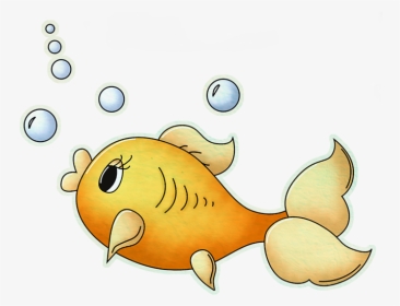 Transparent Goldfish Cracker Clipart - Fish Fabric Painting, HD Png Download, Transparent PNG