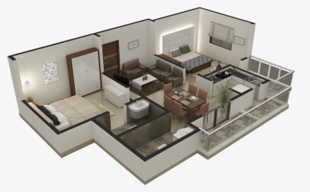 Studio Plan Interior Design, HD Png Download, Transparent PNG