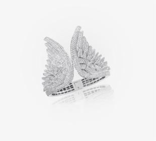 Angel Wing Cuff Bracelet - Angle Wings Large Cuff Bracelets, HD Png Download, Transparent PNG