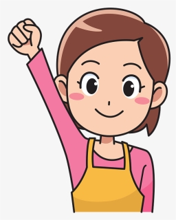 Happy Housewife - Office Worker Office Cartoon, HD Png Download, Transparent PNG