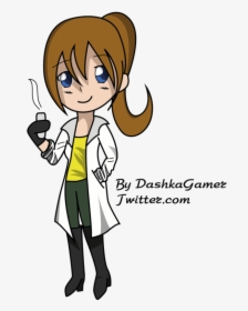 28 Collection Of Scientist Drawing Anime - Scientist Drawing Girl, HD Png Download, Transparent PNG