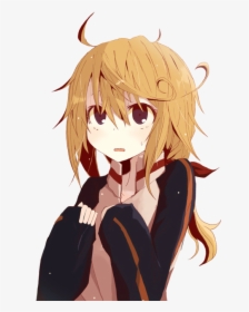 Anime Blonde Hair Girl, HD Png Download, Transparent PNG