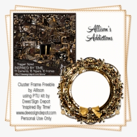 Allison's Addictions New Year Cluster Frame, HD Png Download, Transparent PNG
