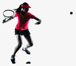 Silhouette Stock Photography Tennis Royalty-free - Silhouette Tennis Transparent Background, HD Png Download, Transparent PNG