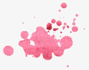 #pink #splash #paint #tumblr #edit #png #pngedit - Pink Watercolour Splash Transparent Background, Png Download, Transparent PNG