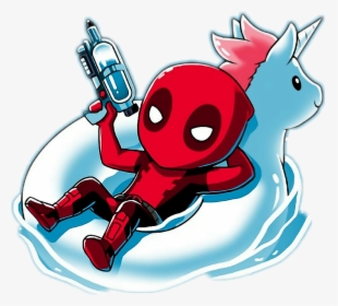 Deadpool Clipart Unicorn - Deadpool Cute Unicorn, HD Png Download, Transparent PNG