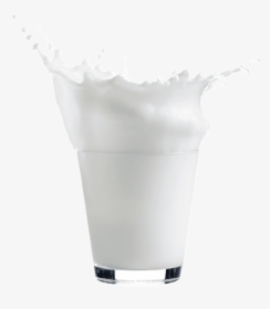 Splash In A Glass Of Milk Png, Transparent Png, Transparent PNG