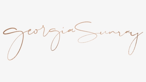 Georgia Sunray - Calligraphy, HD Png Download, Transparent PNG