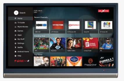 Airtel Internet Tv - Tv And Set Top Box, HD Png Download, Transparent PNG