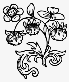 Clip Art Royalty Free Vintage Clip Art - Strawberryberry Clipart Black And White, HD Png Download, Transparent PNG