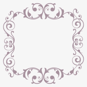 Scrollwork Cross Frame Clipart - Ornament Frame, HD Png Download, Transparent PNG