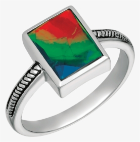 Johanna Sterling Silver Scrollwork Ring By Korite Ammolite - Pre-engagement Ring, HD Png Download, Transparent PNG