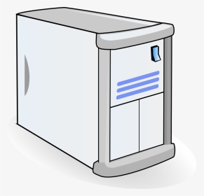 Pale Server Png Images - Computer System Unit Cartoon, Transparent Png, Transparent PNG