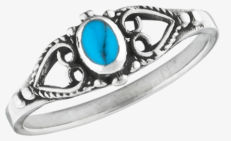Classic Turquoise Scrollwork Ring - Pre-engagement Ring, HD Png Download, Transparent PNG