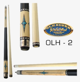Olhausen Olh-2 Deluxe Inlaid Design Cues With Cue Case - Olhausen Pool Cue, HD Png Download, Transparent PNG