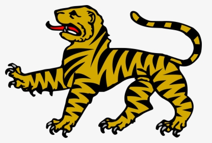 Tiger - Tiger Heraldry, HD Png Download, Transparent PNG