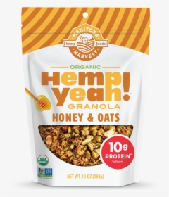 Honey & Oats Organic Granola - Manitoba Harvest Hemp Yeah Granola, HD Png Download, Transparent PNG