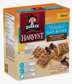 Quaker® Harvest Dark Chocolate & Coconut Oat Bites - Quaker Harvest Oat Bites, HD Png Download, Transparent PNG
