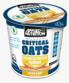 Critical Oats - Applied Nutrition Critical Oats, HD Png Download, Transparent PNG