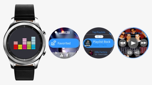 Deezer App Concept For Samsung Gear S3 - Samsung Gear S3 Price In Malaysia, HD Png Download, Transparent PNG
