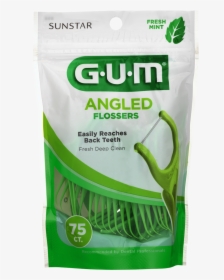 Gum® Angled Flossers With A New Fresh Mint Flavor, - Gum Comfort Slide Flossers, HD Png Download, Transparent PNG