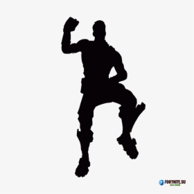 T Shirt Floss Silhouette Dance Image - Fortnite Cupcake Toppers Printable, HD Png Download, Transparent PNG