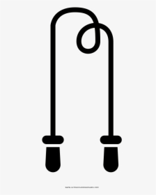 Jump Rope Coloring Page, HD Png Download, Transparent PNG