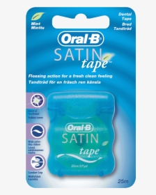 Oral-b Satin Tape - Oral B Satin Floss Tape, HD Png Download, Transparent PNG