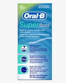 Oral-b Super Floss - Oral B Super Floss, HD Png Download, Transparent PNG