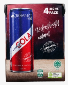 Red Bull Organics Simply Cola, HD Png Download, Transparent PNG