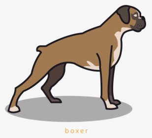 Transparent Boxer Dog Png - Perro Caricatura Png, Png Download, Transparent PNG