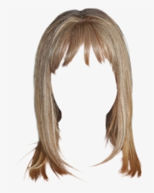 Transparent Background Wig With Bangs Png, Png Download, Transparent PNG