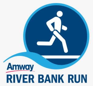 Amway River Bank Run Logo, HD Png Download, Transparent PNG